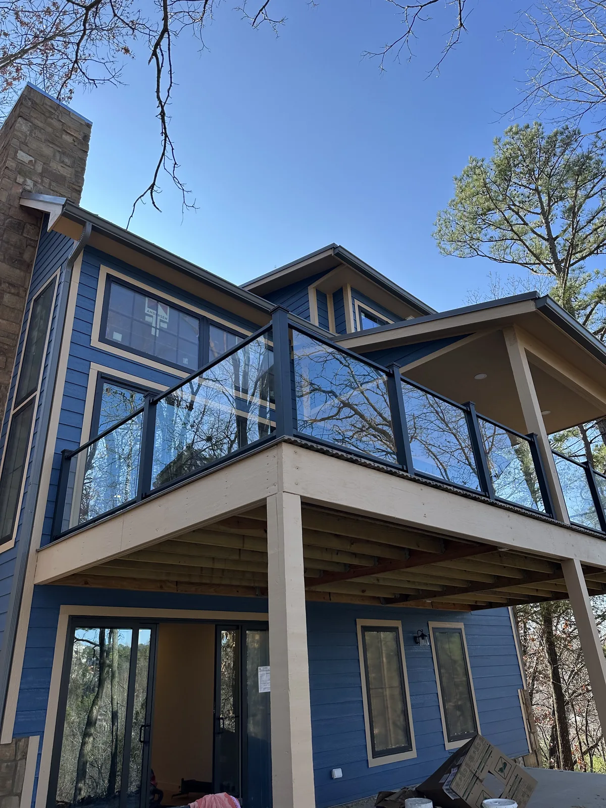 Modern Two-Story in the Woods